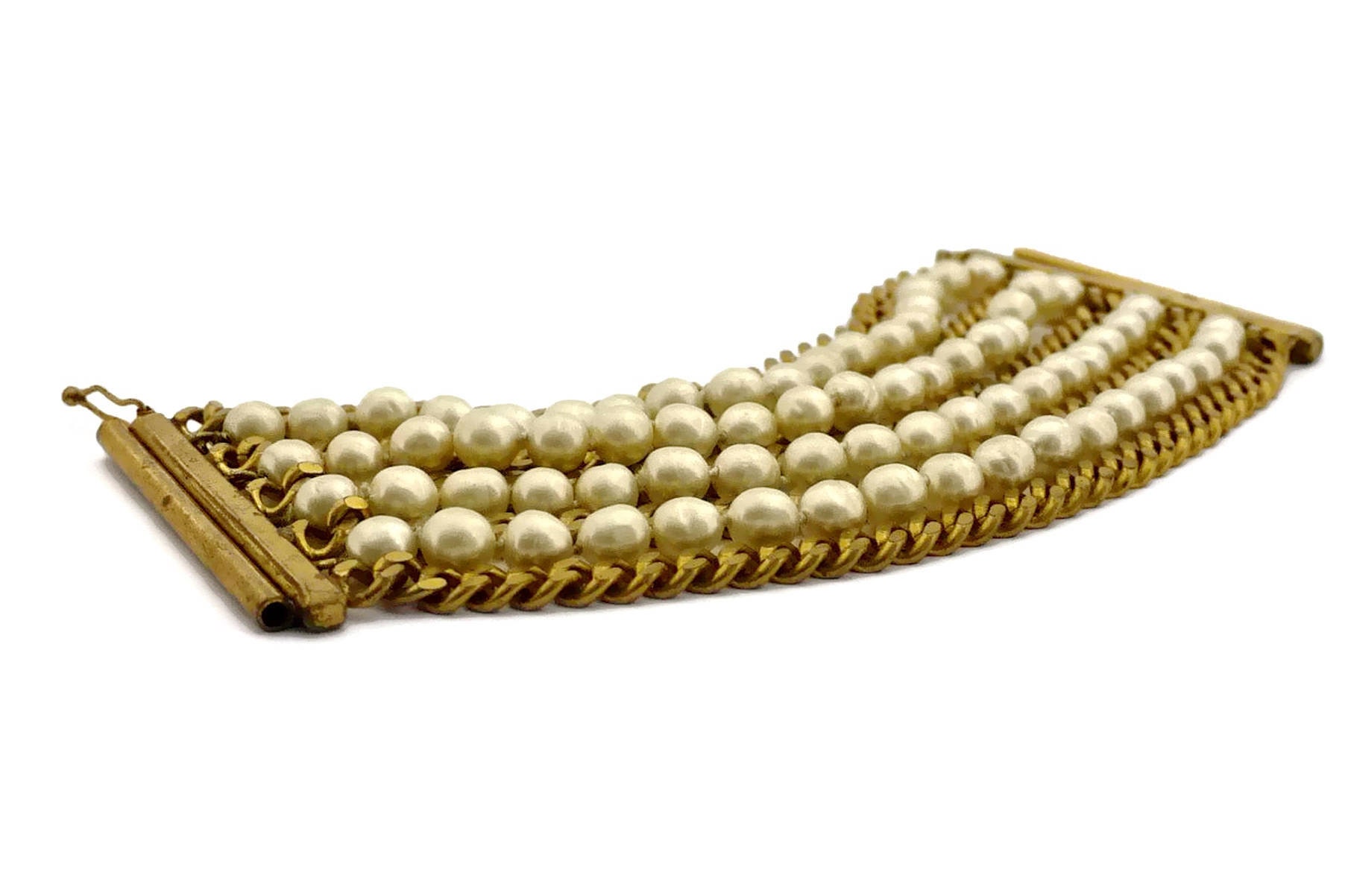 Chanel pearl bracelets deals