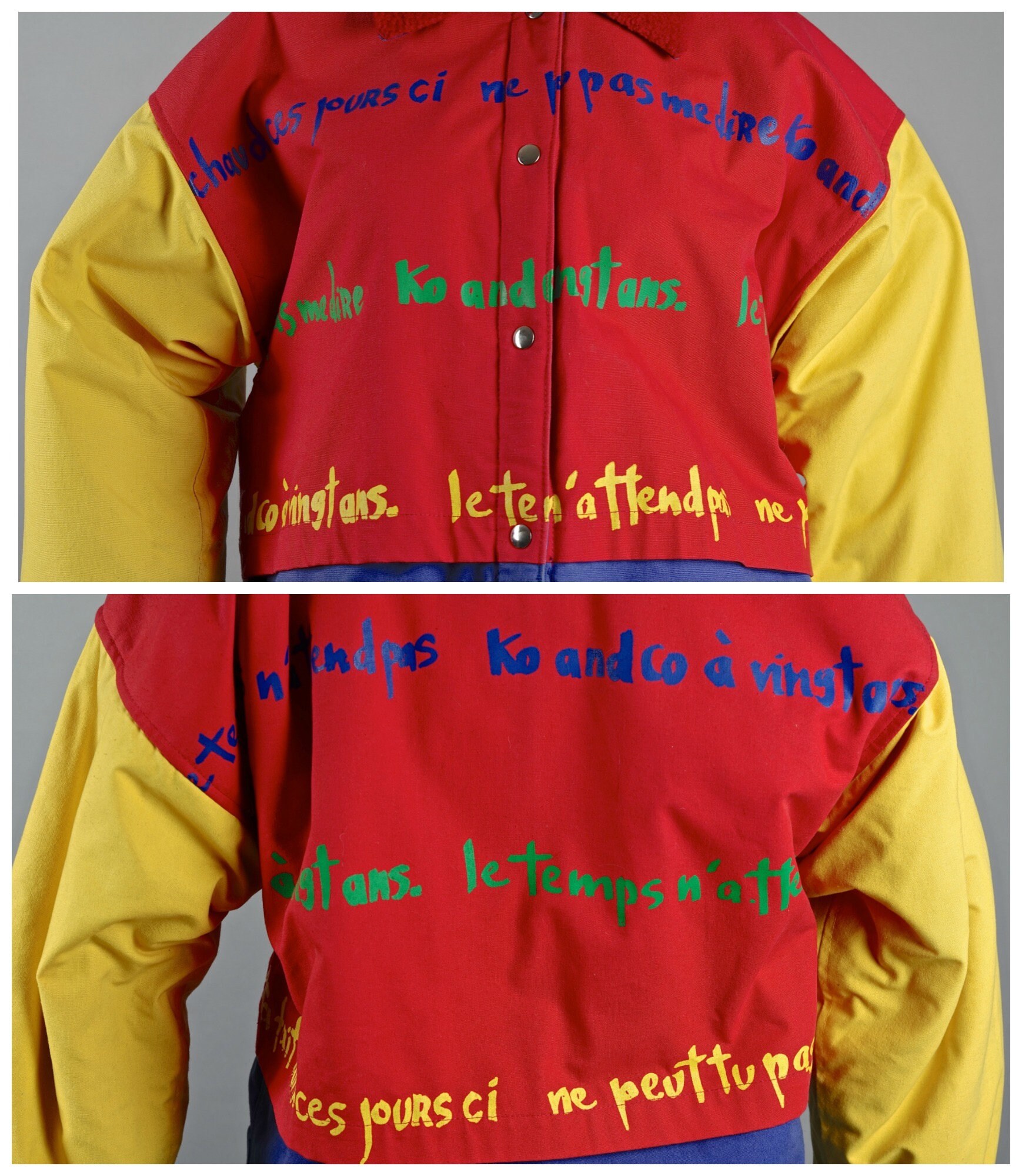 Vintage JEANS CHARLES De CASTELBAJAC Ko and Co Pop Colour