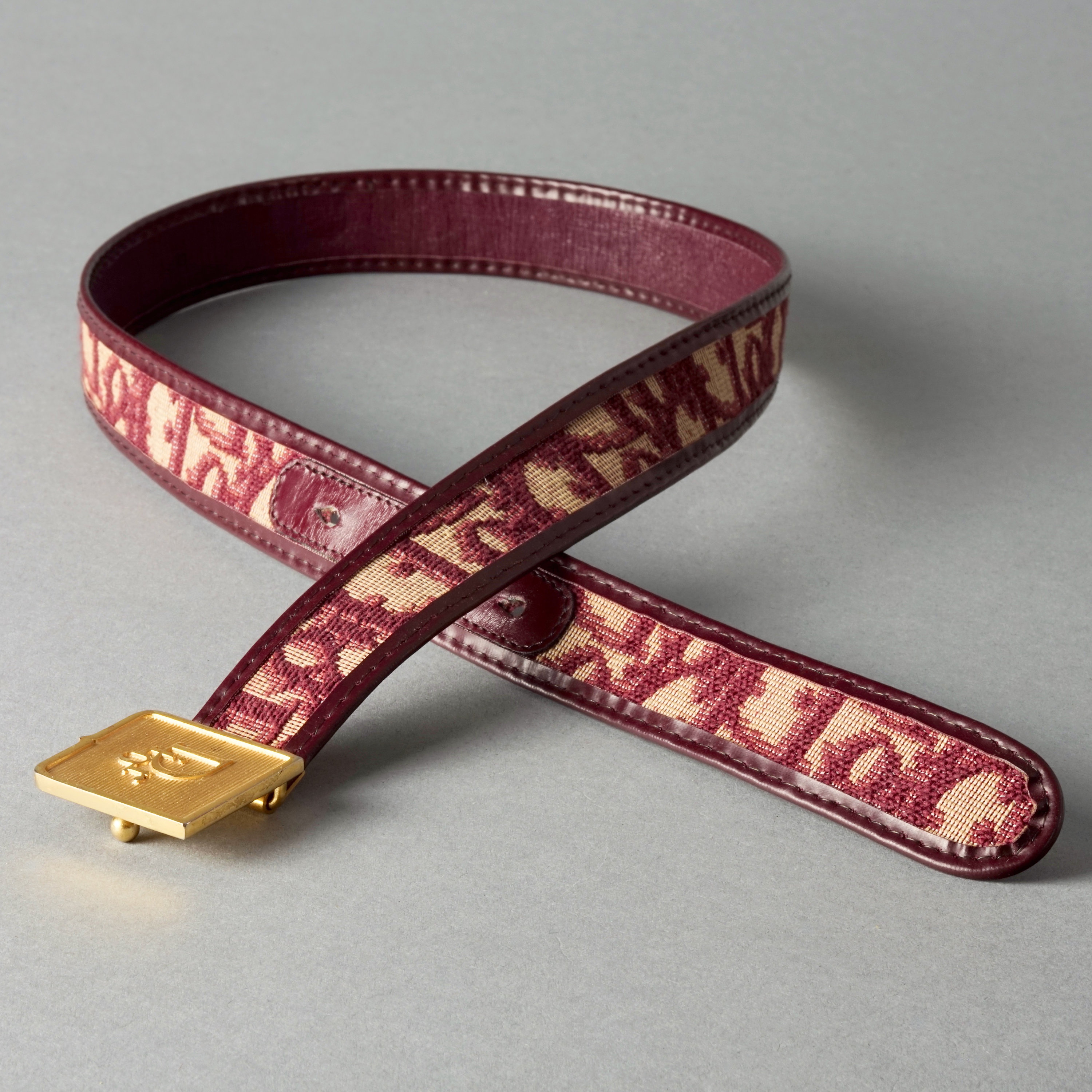 Christian Dior 2000s Rare CD Monogram Belt · INTO