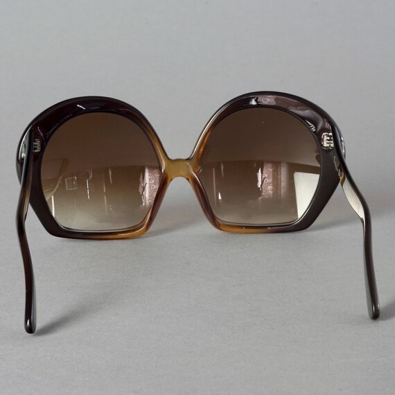 Vintage 1970s CHRISTIAN DIOR Oversized Space Age … - image 7