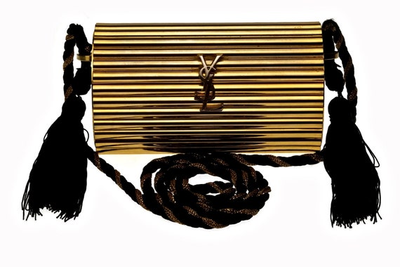 ysl gold tassel bolsa