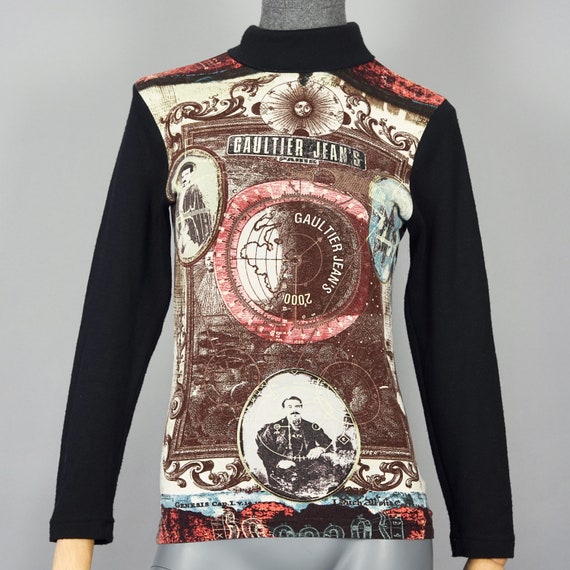 Vintage JEAN PAUL GAULTIER Novelty Collage Print Top - Etsy Vintage JEAN PAUL GAULTIER Novelty Collage Print Top - Etsy