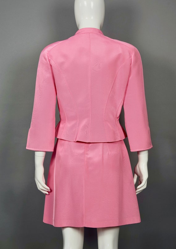 Vintage MUGLER Candy Pink Jacket Skirt Suit - image 5