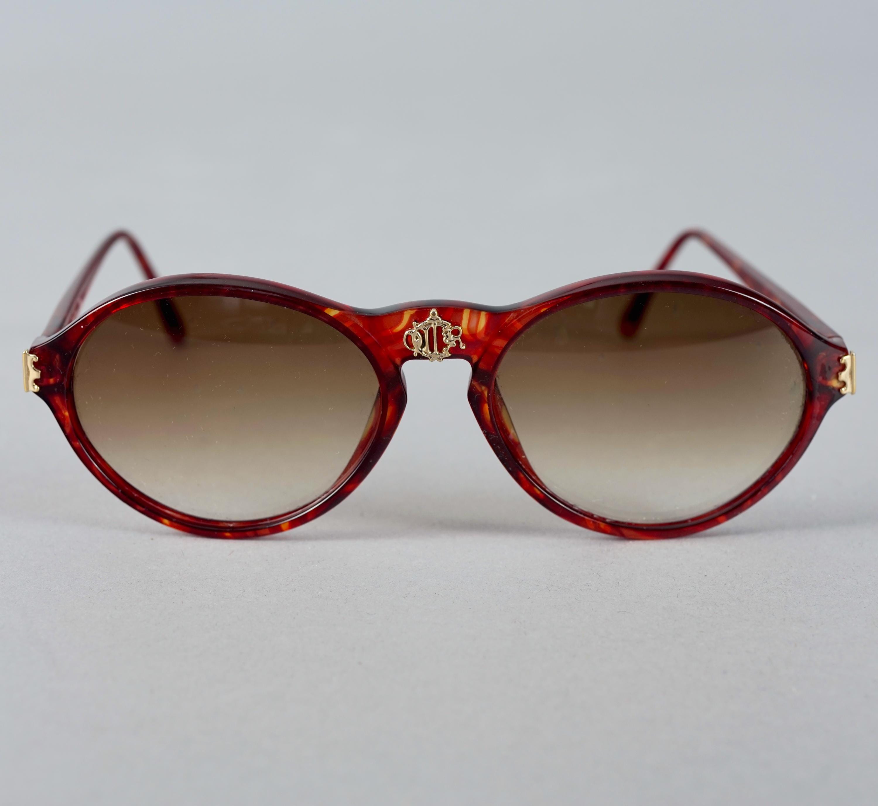 Christian Dior Tortoise Shell and pink tone metal DiorPacific R1I Gradient Yellow-to-Pink Transparent Oval  main image 3