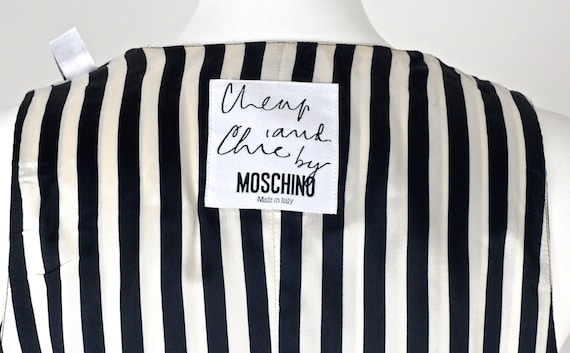 ベスト・ジレ Moschino Two-tone wool and satin oversize vest Moschino Cheap Chic Lamb Wool Vest | eBay
