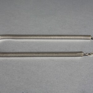 Vintage 1973 Christian Dior silverhalsband med ormkedja från 1973 bild 7