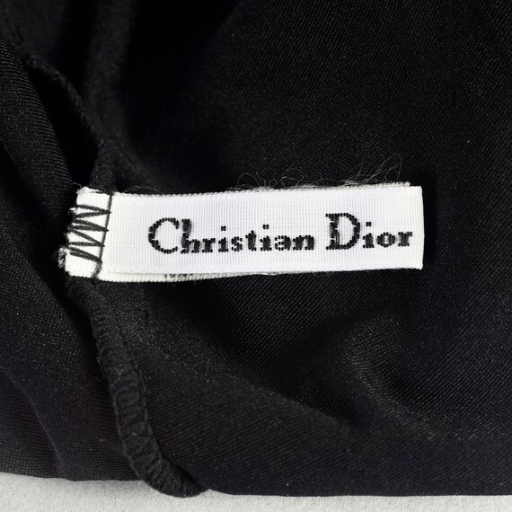 Vintage CHRISTIAN DIOR Insignia Logo Monogram Bla… - image 8