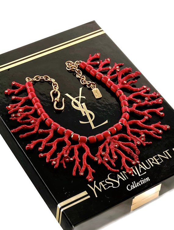 Vintage Yves Saint Laurent ネックレス ビーズ YSL Vintage YSL Yves Saint Laurent Necklace – Vntg Market