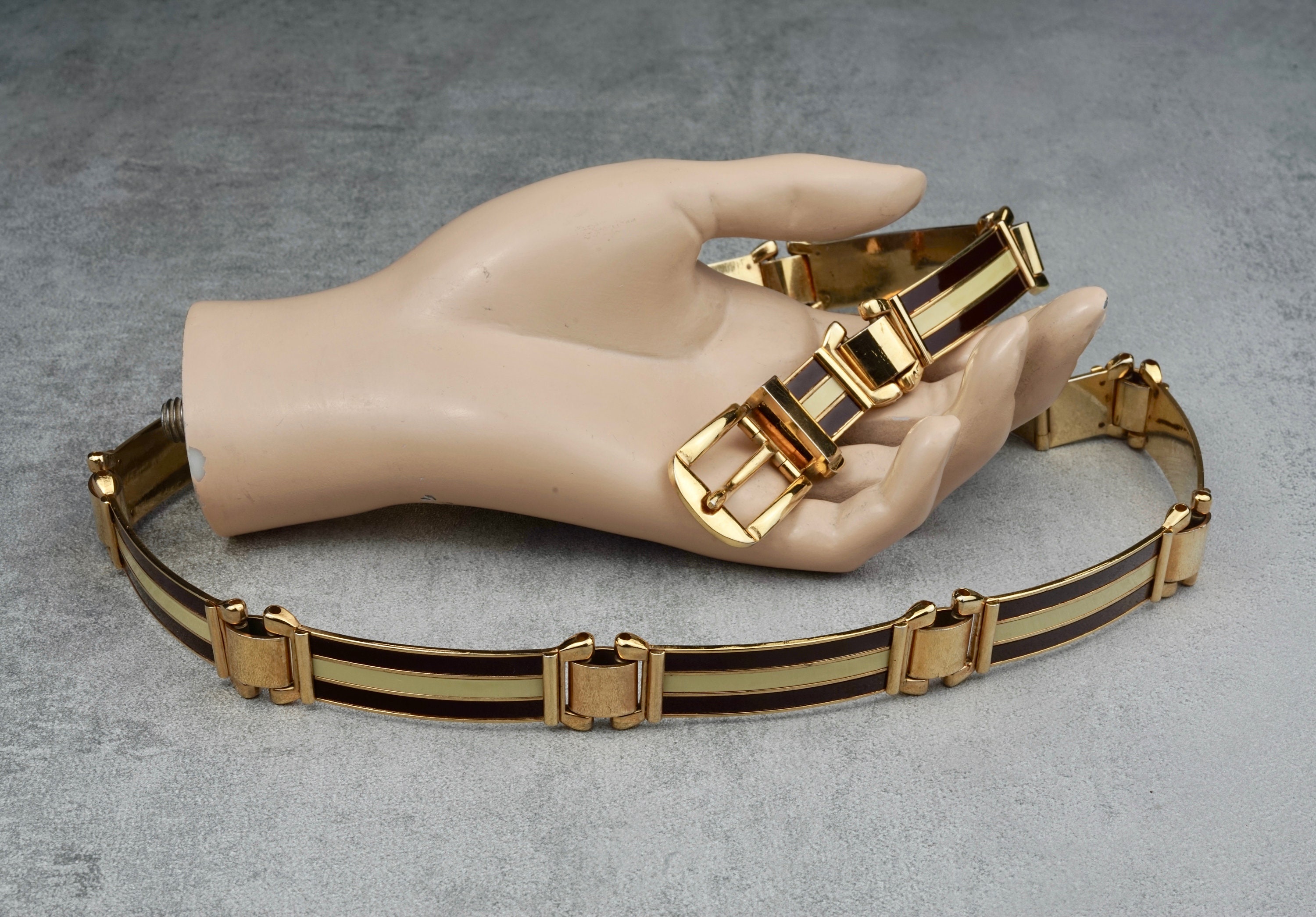 Gucci vintage gold belt buckle Golden Steel ref.435170 - Joli Closet