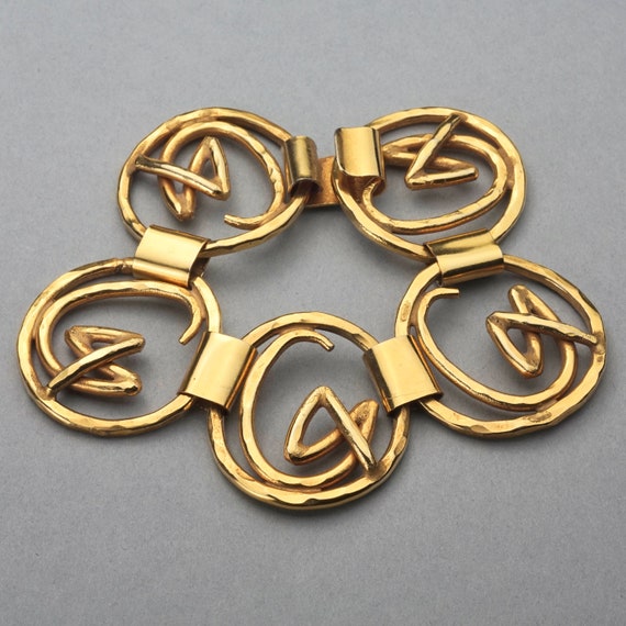 Vintage CHRISTIAN LACROIX Iconic Logo Link Bracelet - Etsy