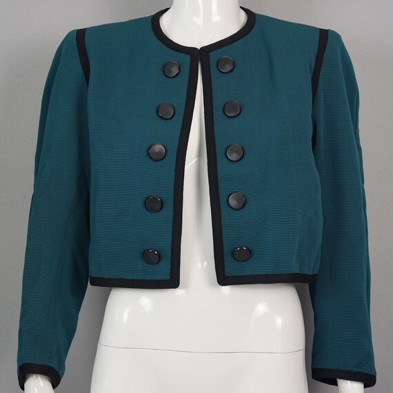 Vintage YVES SAINT LAURENT Ysl Rive Gauche Dark Teal