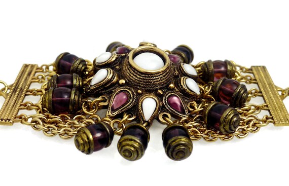 Vintage Massive Claire Deve Charm Bracelet - image 4