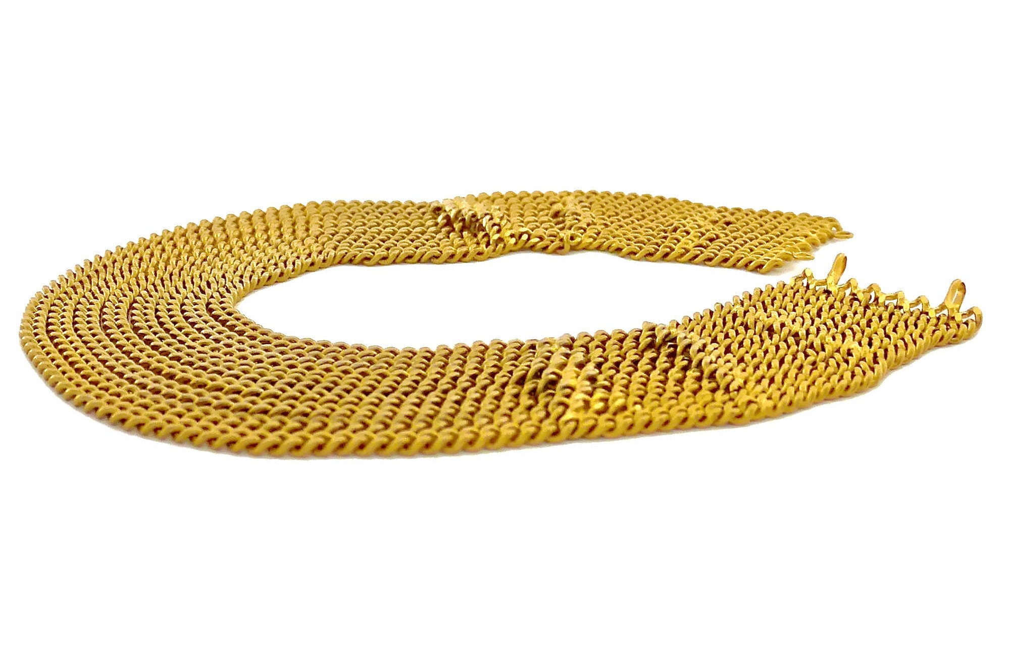 Vintage CHANEL Multi Strand Chain Necklace 