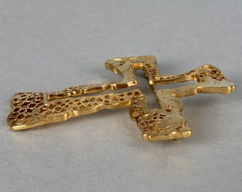 Christian Lacroix - Broche vintage croix - Etsy 日本