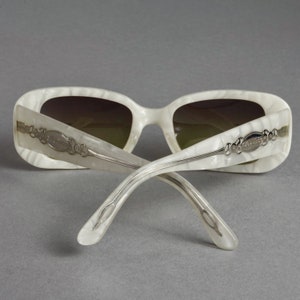 Vintage JEAN PAUL GAULTIER Steampunk White Sunglasses
