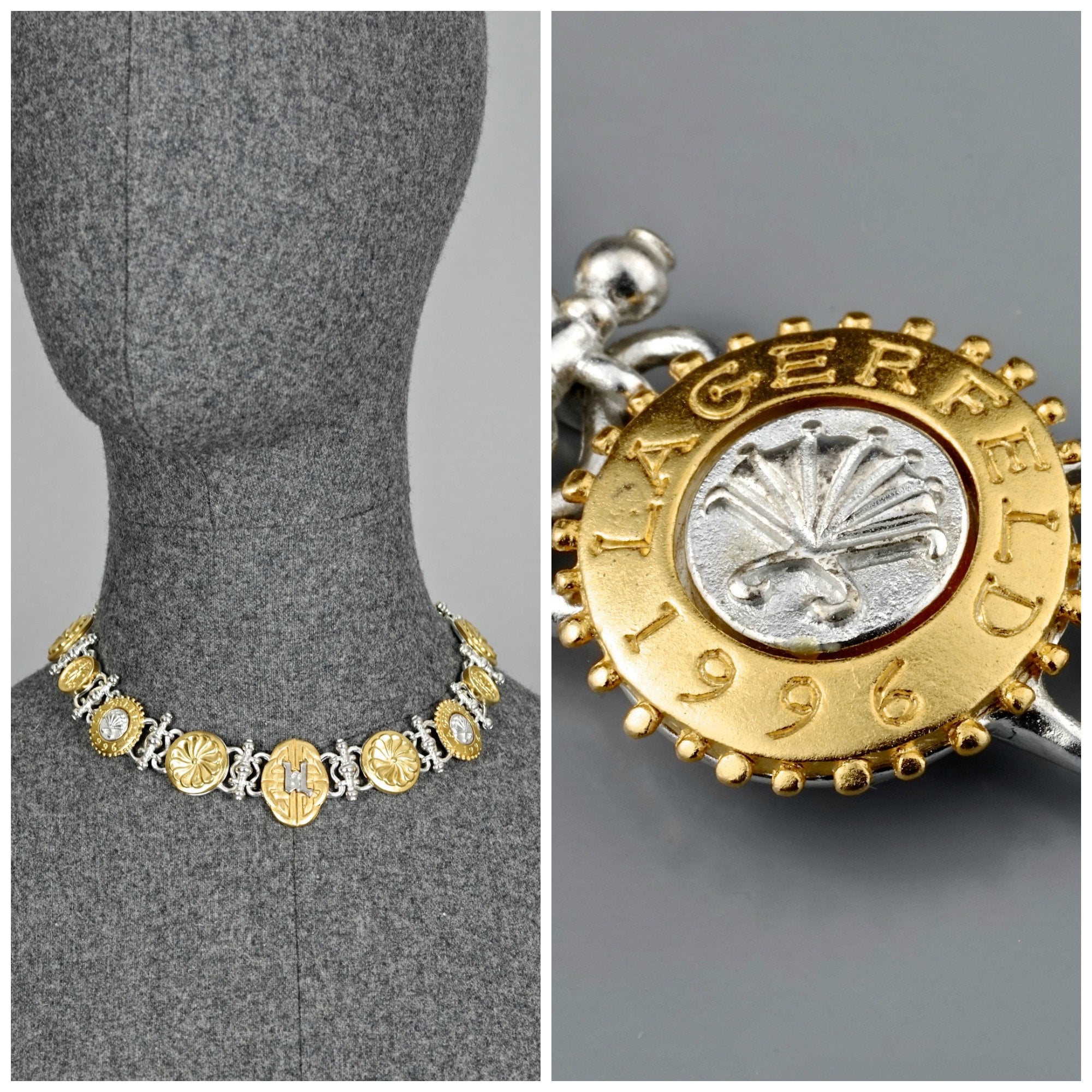 ネックレス・ペンダント KARL LAGERFELD K/KARL LOGO NECKLACE KARL LAGERFELD Women's K/Ikonik Karl Necklace - Gold