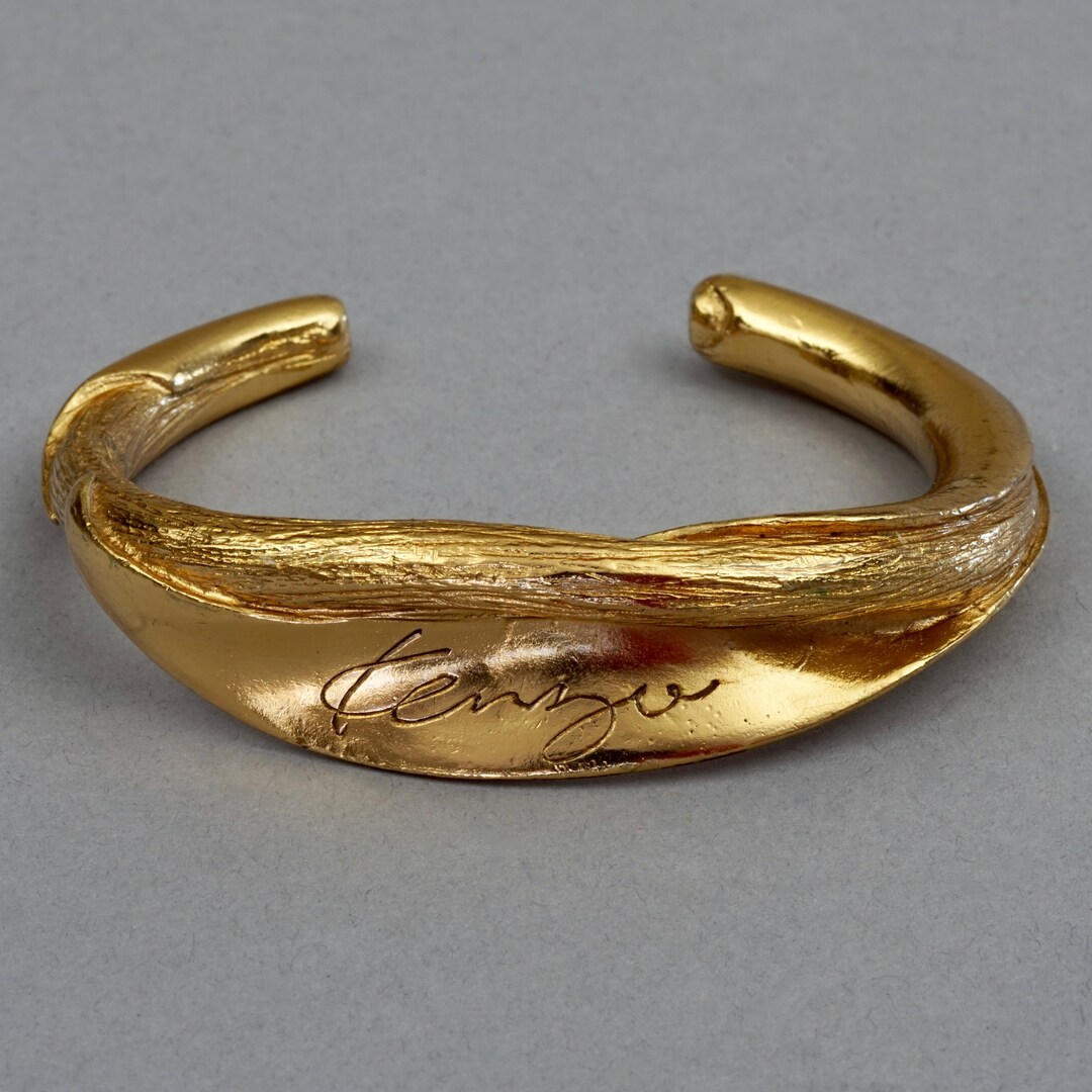 Vintage KENZO Calla Lily Rigid Bracelet Bangle - Etsy Hong Kong