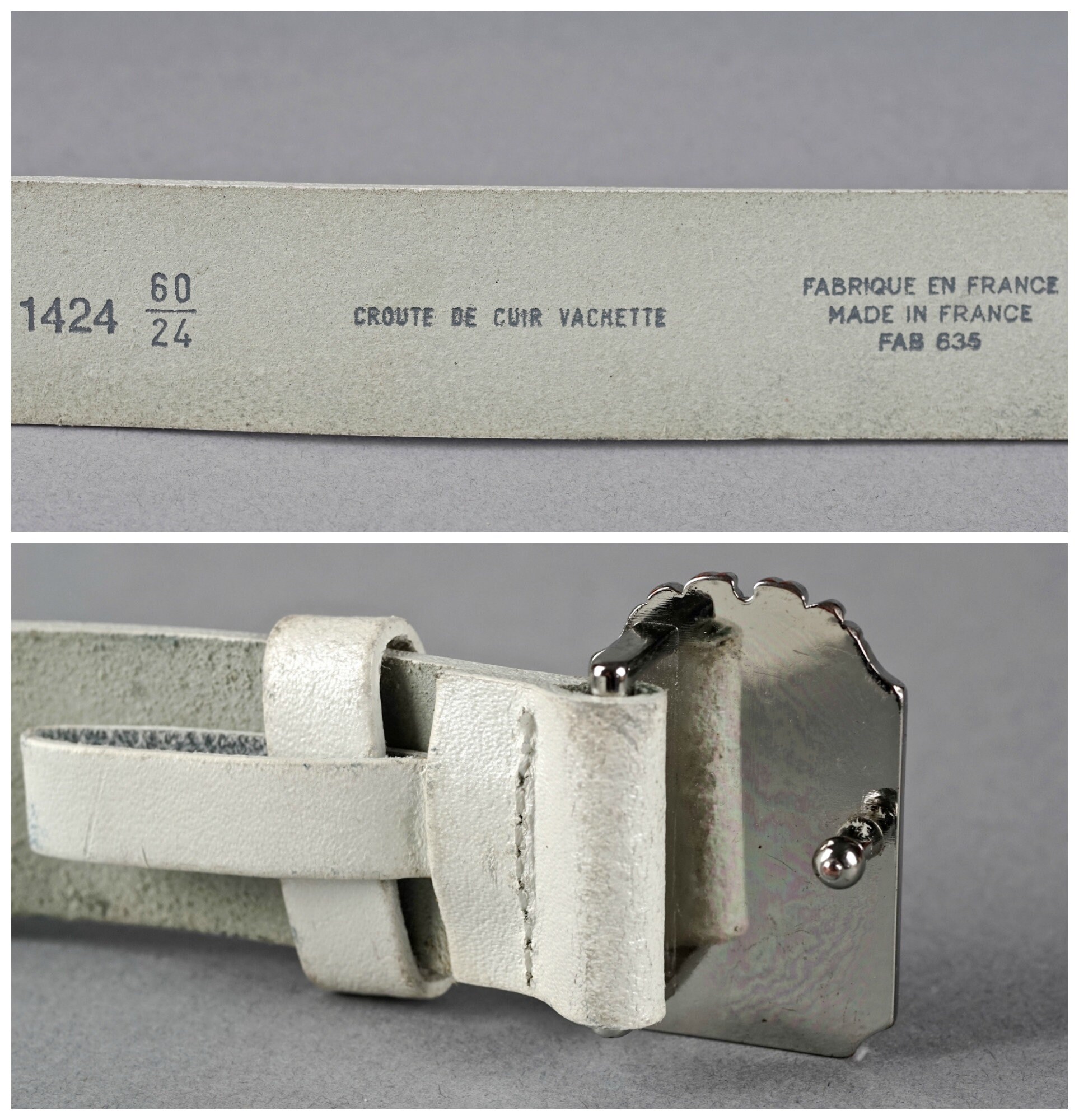 ◆ChristianDior　ネクタイピン　No.382◆ Vintage CHRISTIAN DIOR Logo Enamel Iconic French Frame White