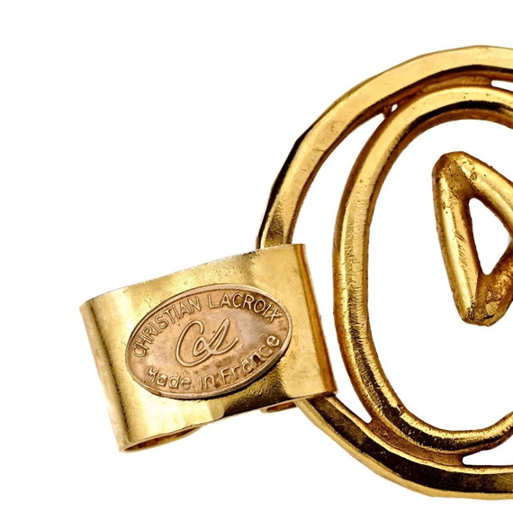 Vintage CHRISTIAN LACROIX Iconic Logo Cutout Bracelet - Etsy Israel
