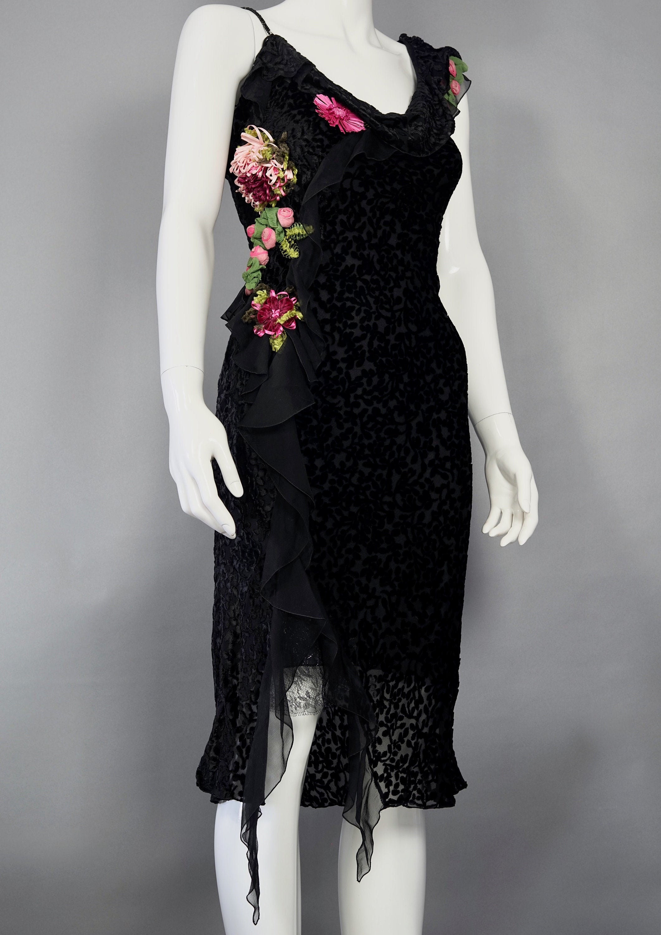 Dior velvet store dress