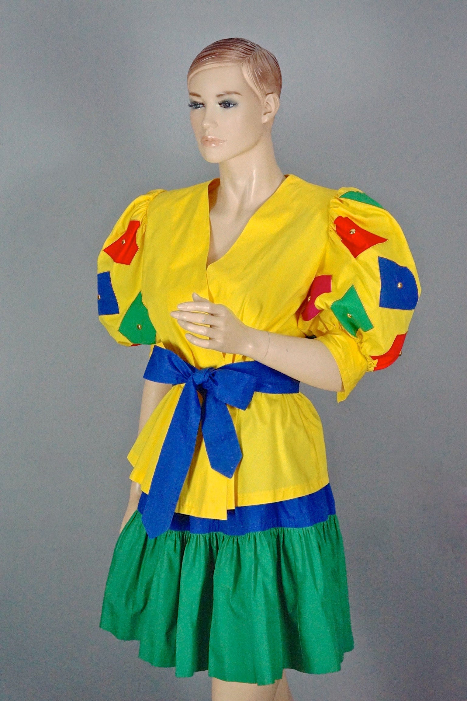 GIVENCHY NOUVELLE BOUTIQUE 90s ヴィンテージ Vintage GIVENCHY NOUVELLE BOUTIQUE Colour Block Balloon