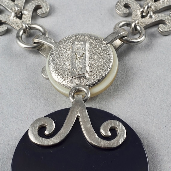 Ysl clearance silver necklace
