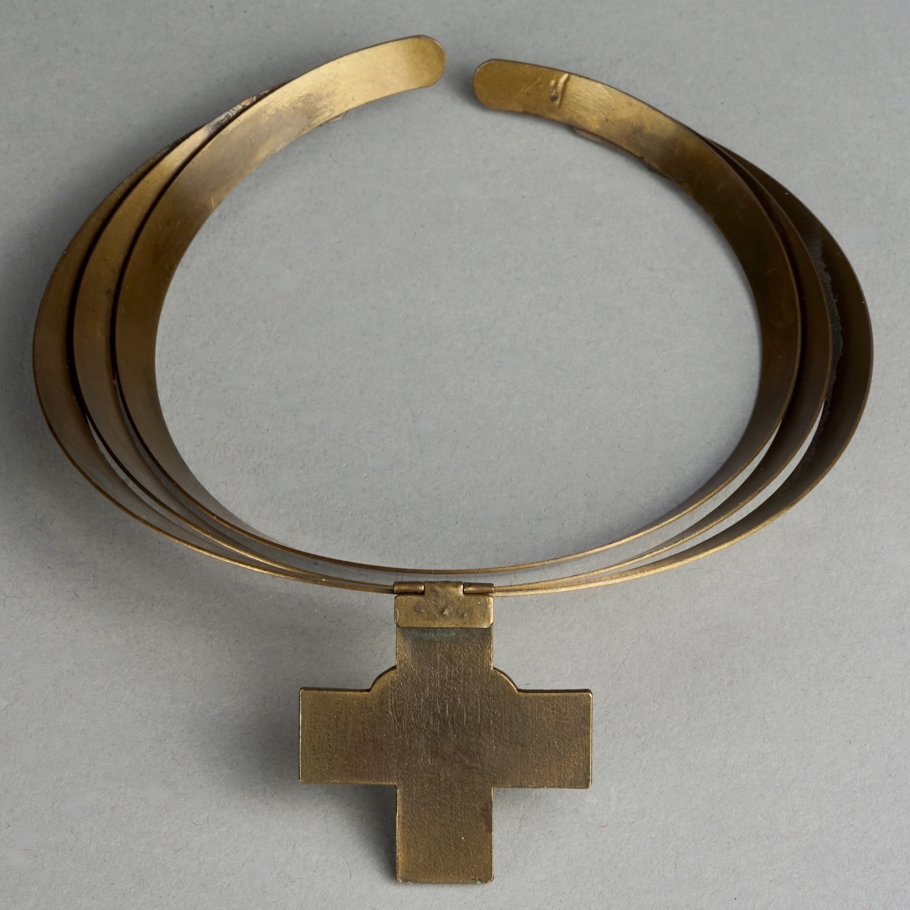 Vintage JEAN PAUL GAULTIER Heart Cross 3 Layer Masai