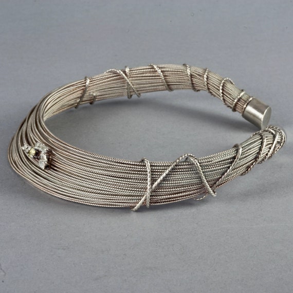 Vintage CHRISTIAN LACROIX Bundled Textured Wires … - image 4