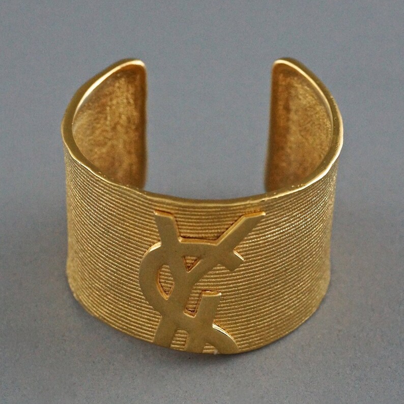 ysl logo cuff