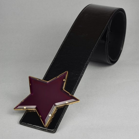 Vintage Massive YVES SAINT LAURENT Ysl Star Mirror