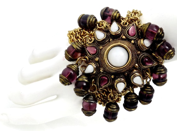 Vintage Massive Claire Deve Charm Bracelet - image 1