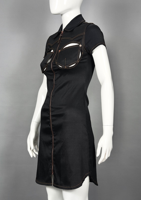 Vintage JEAN PAUL GAULTIER Cutout Bust Dress - image 3