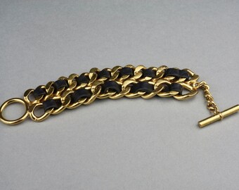 アクセサリー 00s archive vintage chain leather bangle アクセサリー 00s archive vintage chain leather bangle