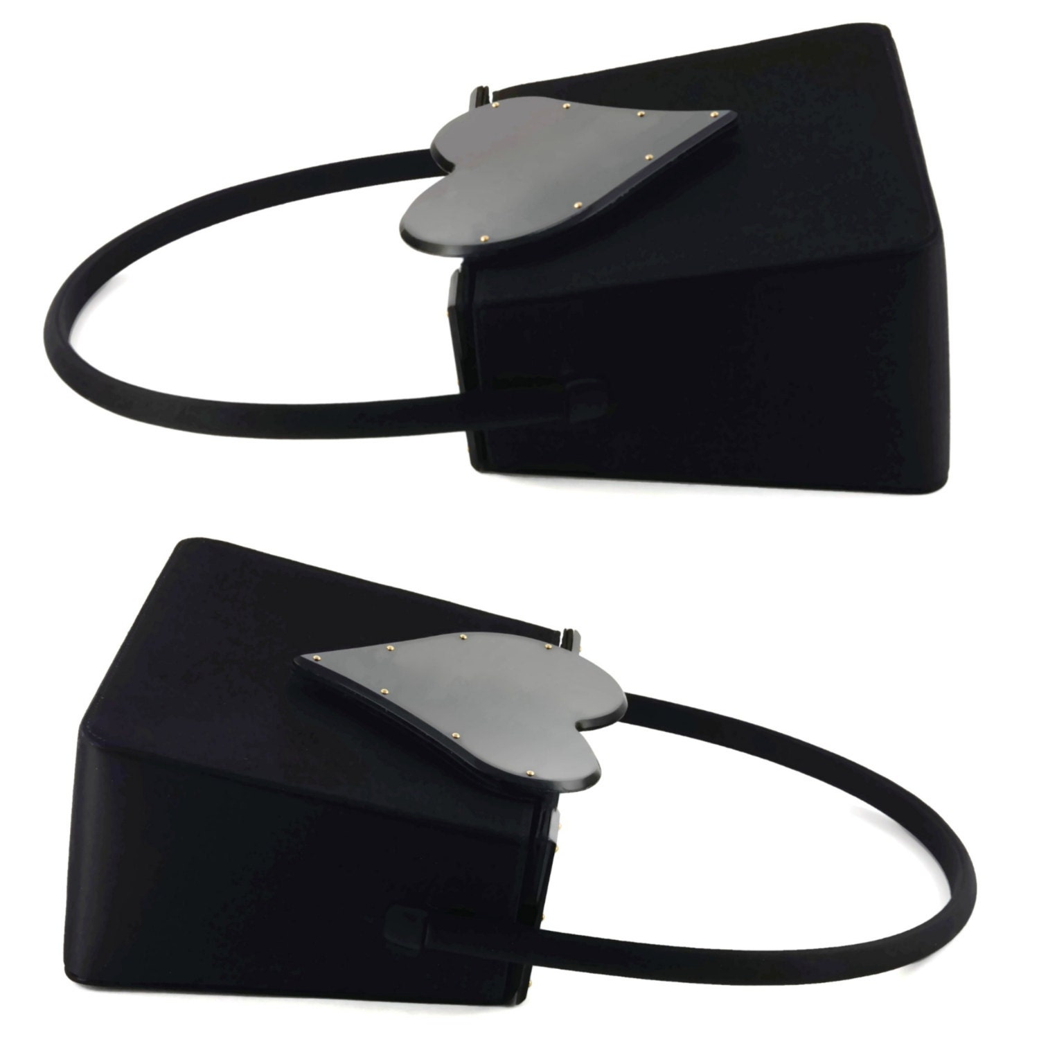 Ysl black heart bag sale