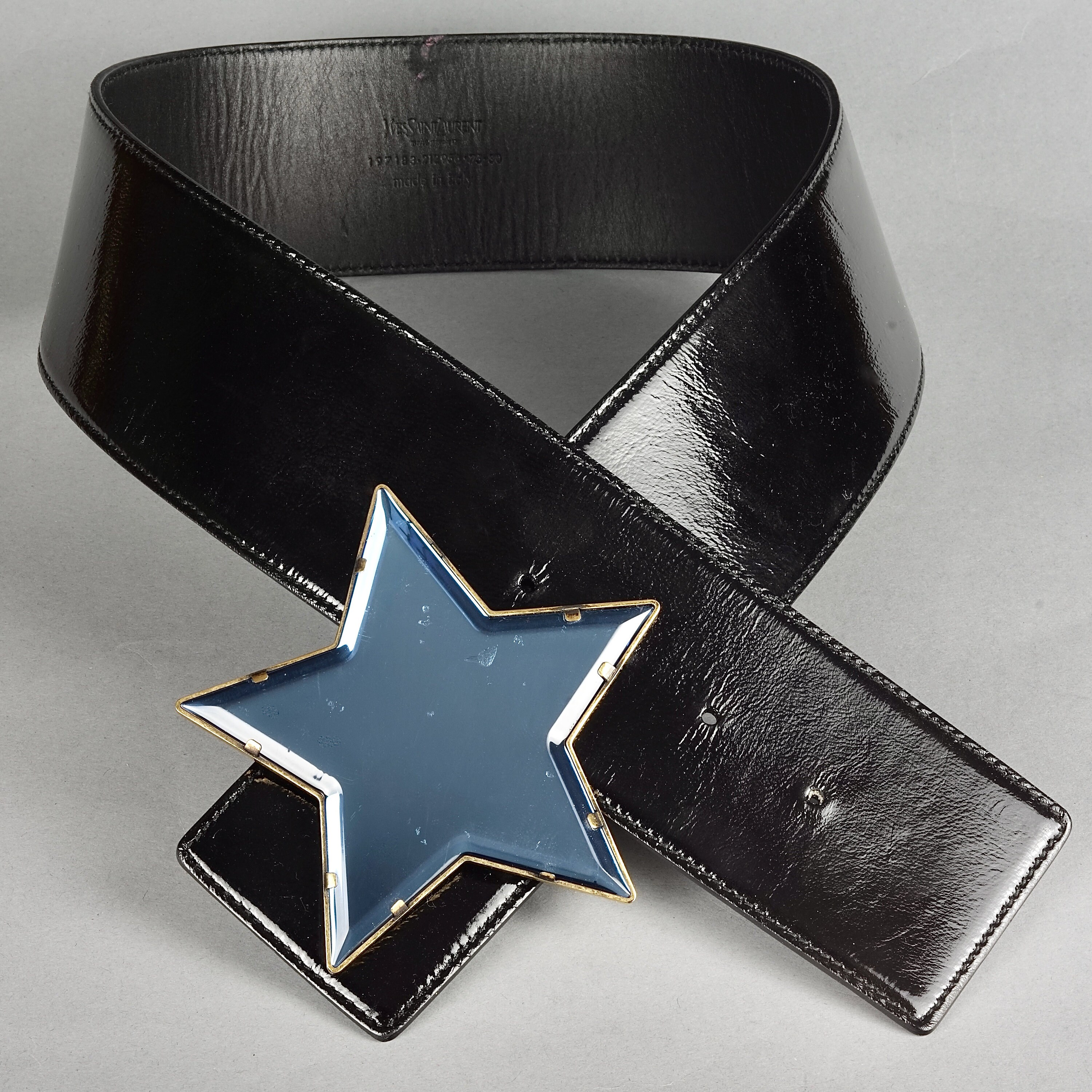 Vintage Massive YVES SAINT LAURENT Ysl Star Mirror 
