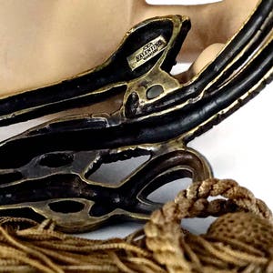 Vintage VALENTINO GARAVANI Runway Snake Tassel Choker Necklace image 9