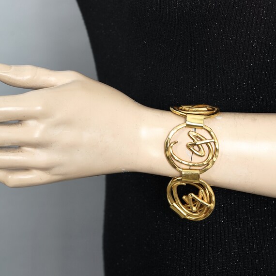 Vintage CHRISTIAN LACROIX Iconic Logo Link Bracelet - Etsy Canada