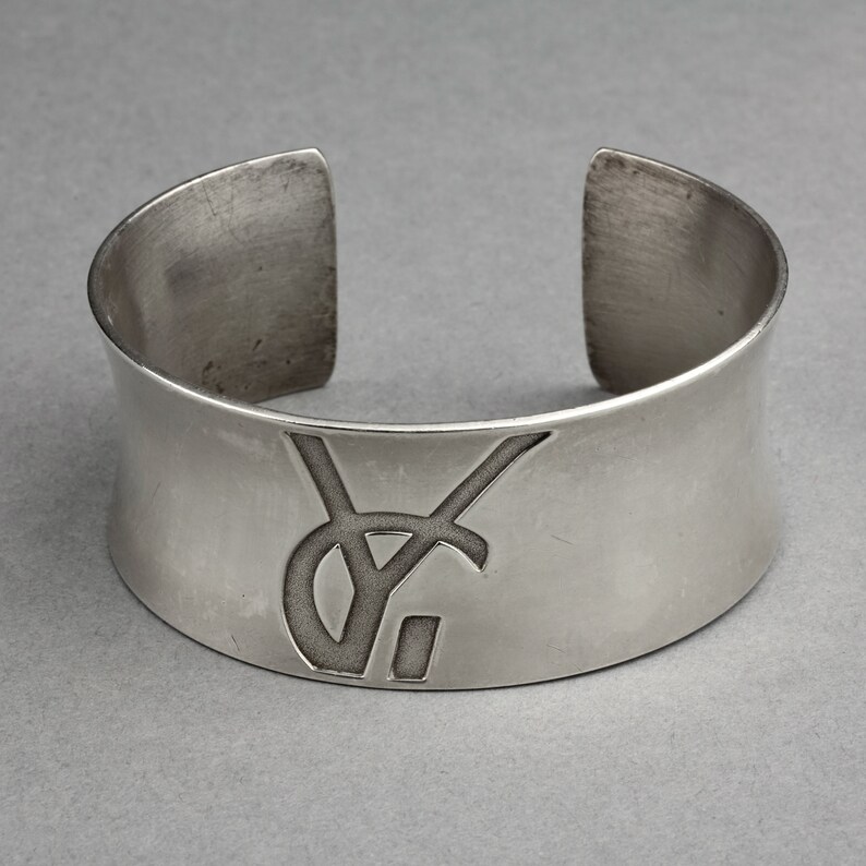 ysl logo cuff