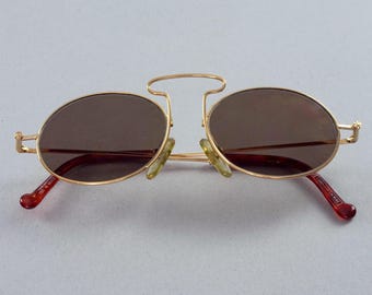 Vintage CHRISTIAN LACROIX High Bridge Aviator Sunglasses