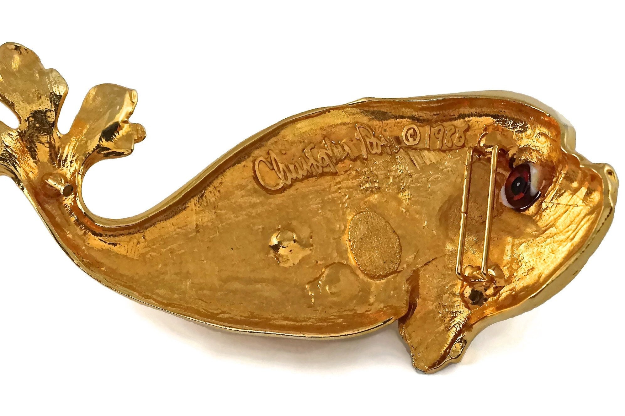 Christopher Ross Fish Belt Buckle 8\