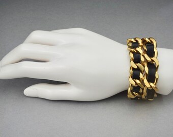 アクセサリー 00s archive vintage chain leather bangle アクセサリー 00s archive vintage chain leather bangle