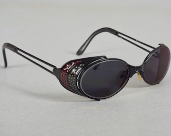 Jean Paul Gaultier 56-6204、ヴィンテージ 90 年代 イエロー レンズ