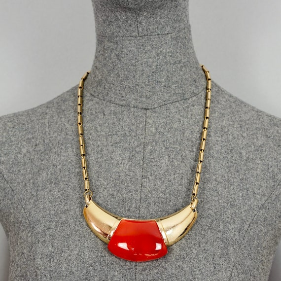 Vintage 1970s LANVIN Paris Modernist Lucite Necklace - Etsy