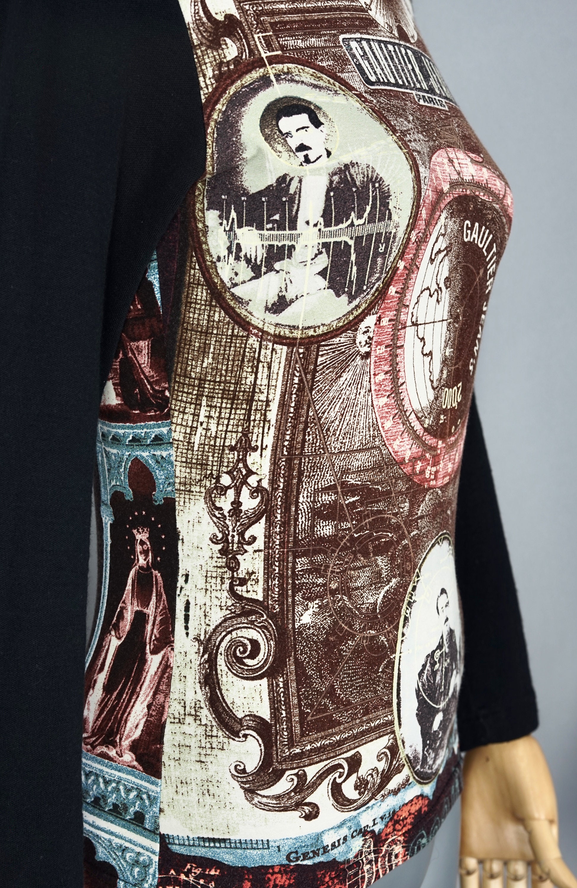 超美品！Jean Paul GAULTIER 幾何学模様 絵画 シャツ 超美品！Jean Paul GAULTIER 幾何学模様 絵画 シャツ