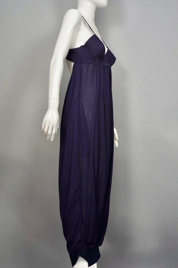 Vintage JEAN PAUL GAULTIER Madonna Cone Bra Open Back Jumpsuit - Etsy