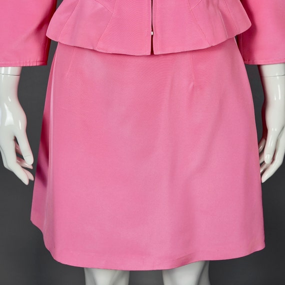 Vintage MUGLER Candy Pink Jacket Skirt Suit - image 8