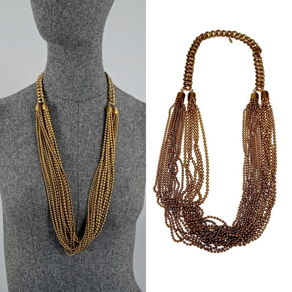 Yves saint laurent necklace vintage discount