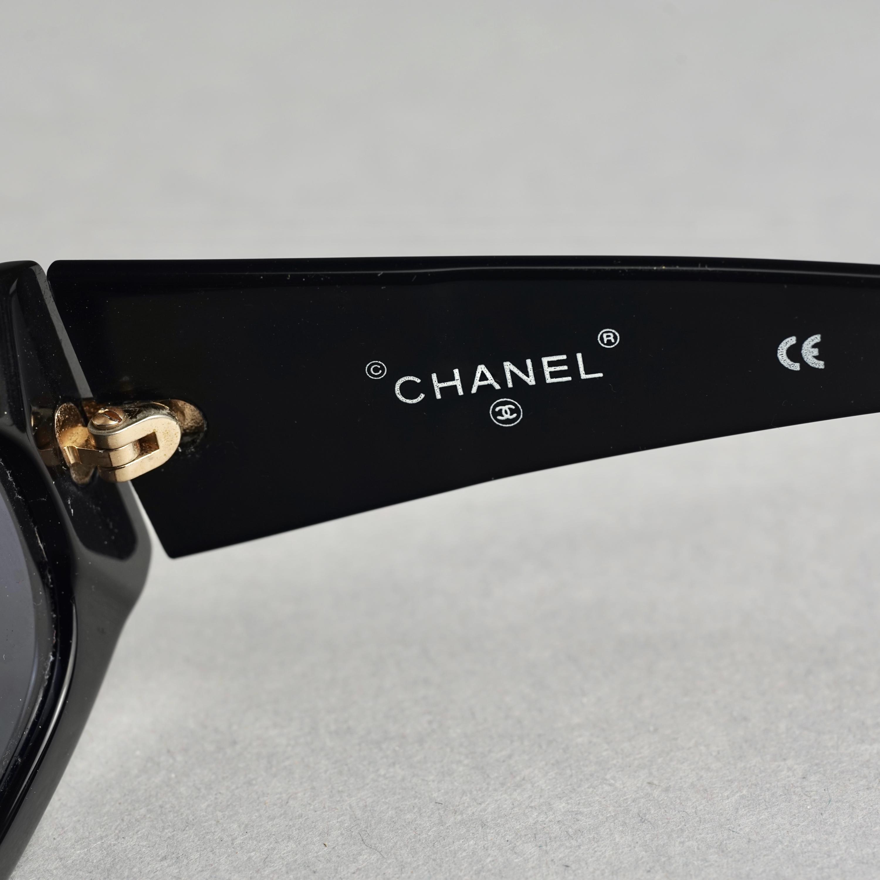 Vintage RARE CHANEL Engraved Logo Gold Tone Metal Top Rim 