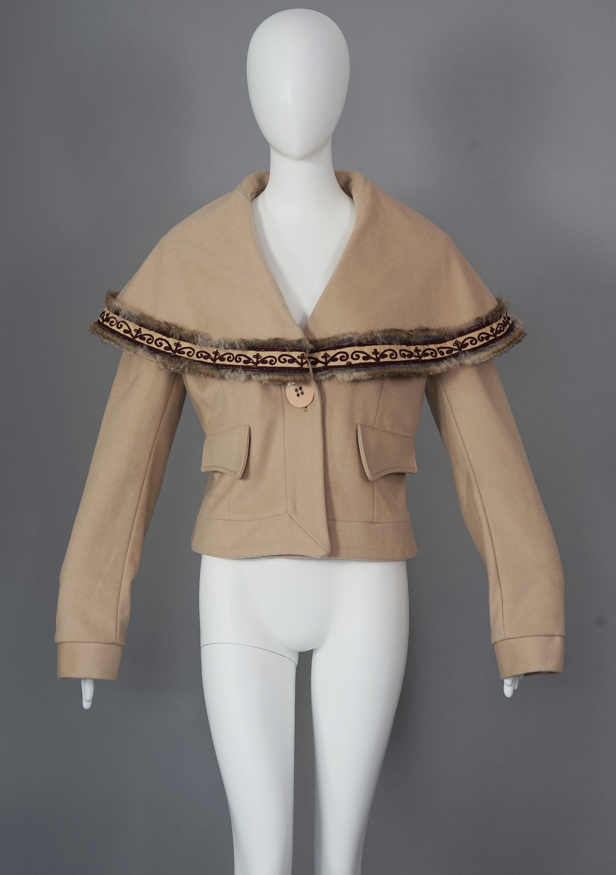 Sailor Collar Jean Jacket - Etsy