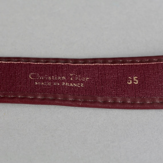 M27505 Dior クリスチャンディオール Dロゴ ベルト ヴィンテージ 茶 Christian Dior Vintage Monogram Gold Logo Buckle Belt Navy